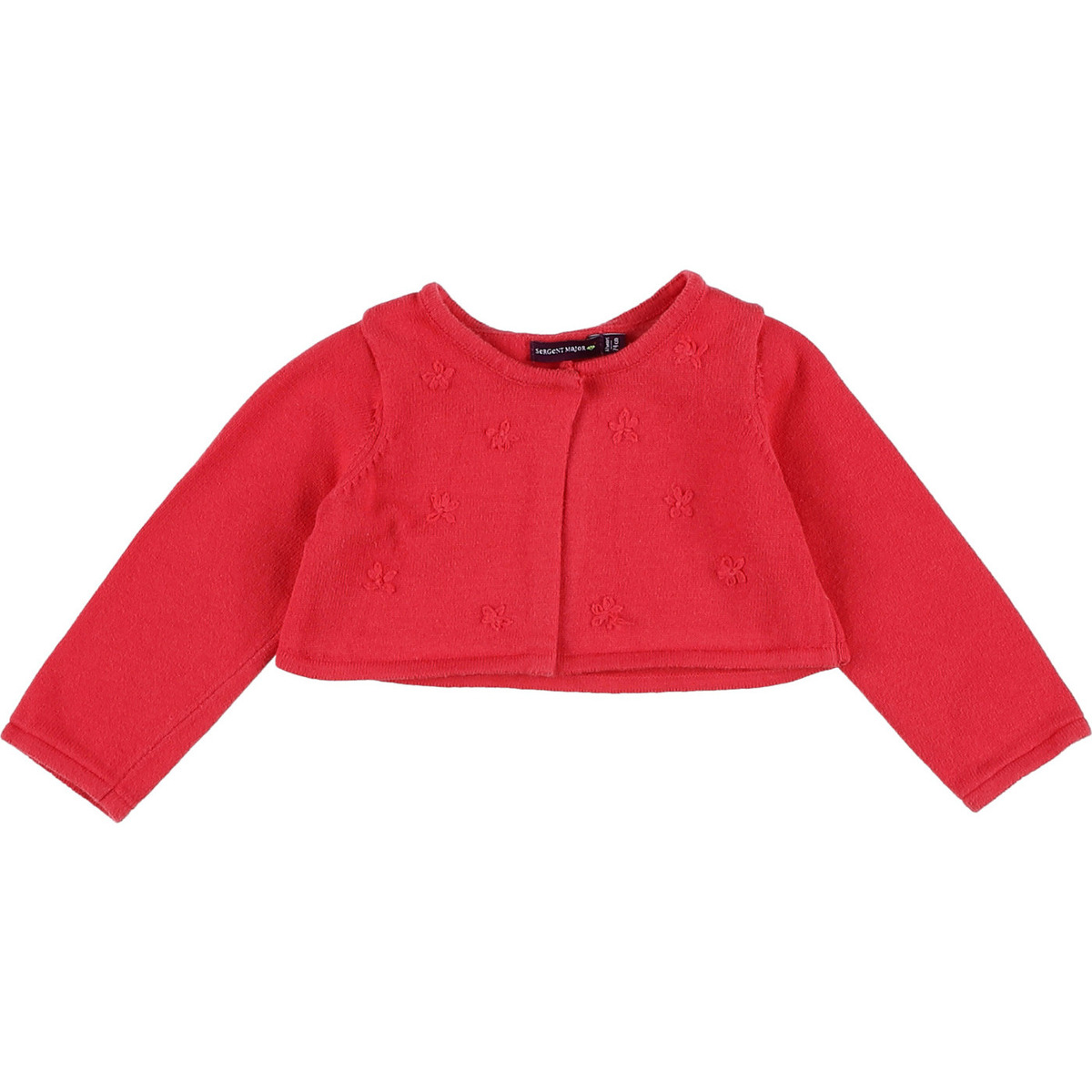 Un élégant boléro rose Sergent Major, parfait pour les tenues de cérémonie des filles