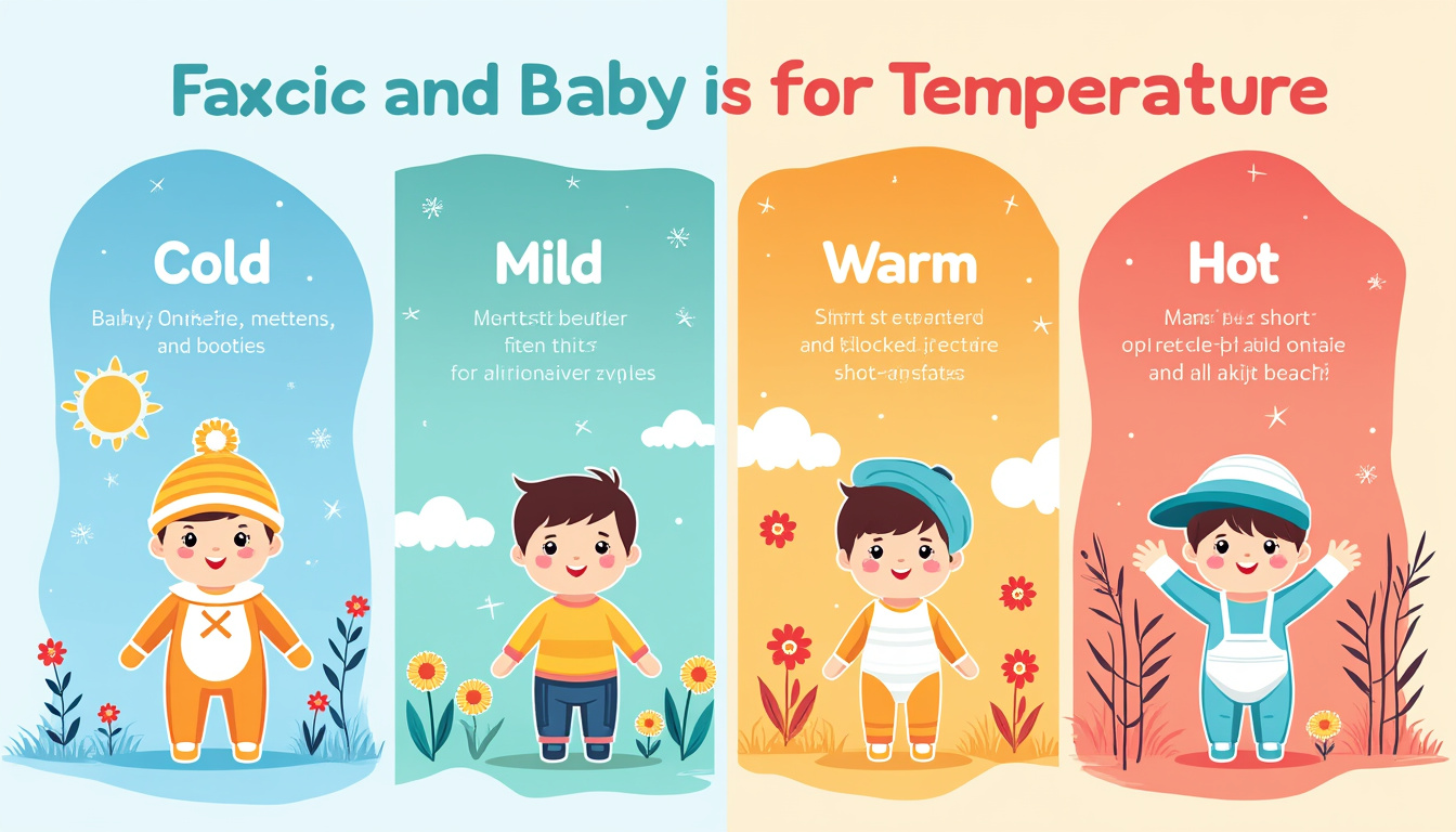 découvrez comment choisir les vêtements adaptés à votre bébé selon la température. suivez notre guide pratique pour garantir confort et sécurité à votre enfant, en toute saison.