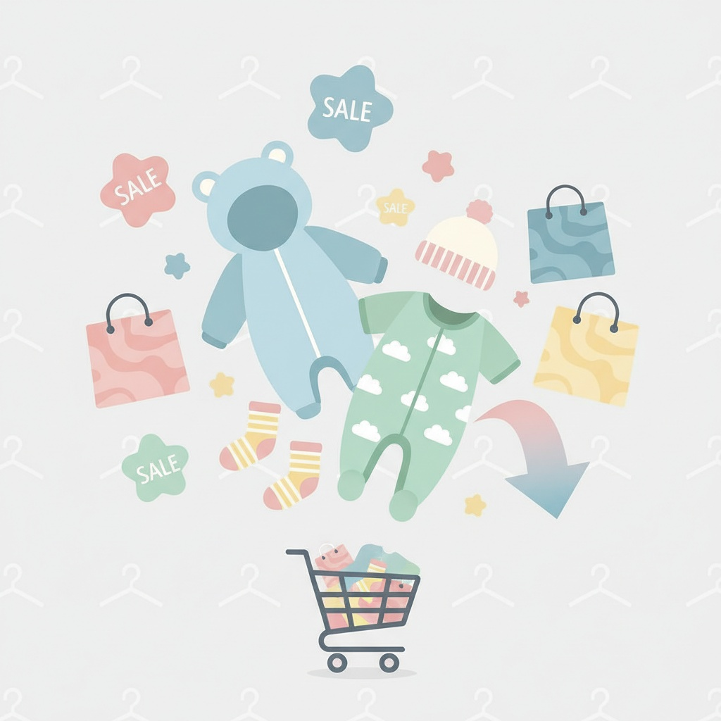 Spécial soldes bébé vêtements : comment refaire la garde-robe de bébé sans se ruiner