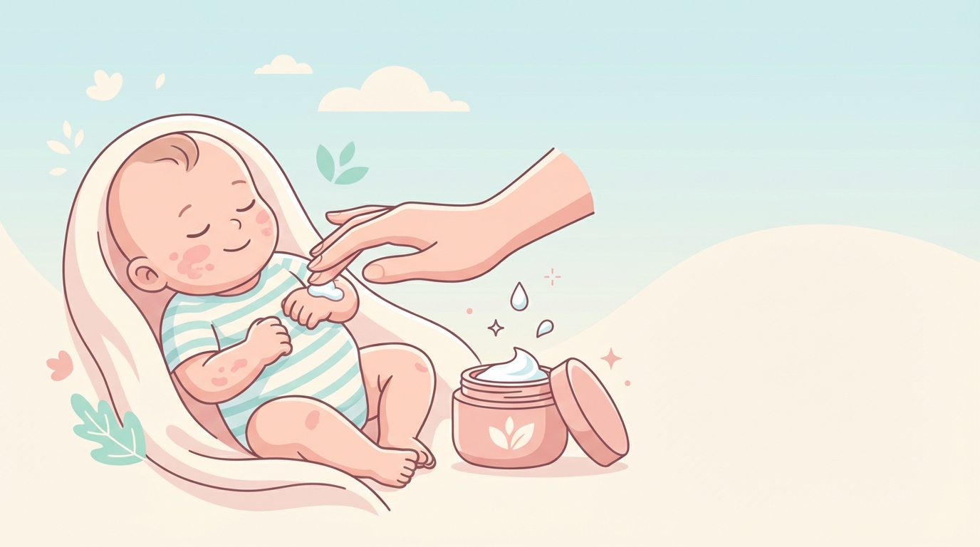 découvrez des solutions efficaces pour l'eczéma chez le bébé, incluant des crèmes hydratantes adaptées pour apaiser la peau sèche et protéger la peau sensible de votre enfant.