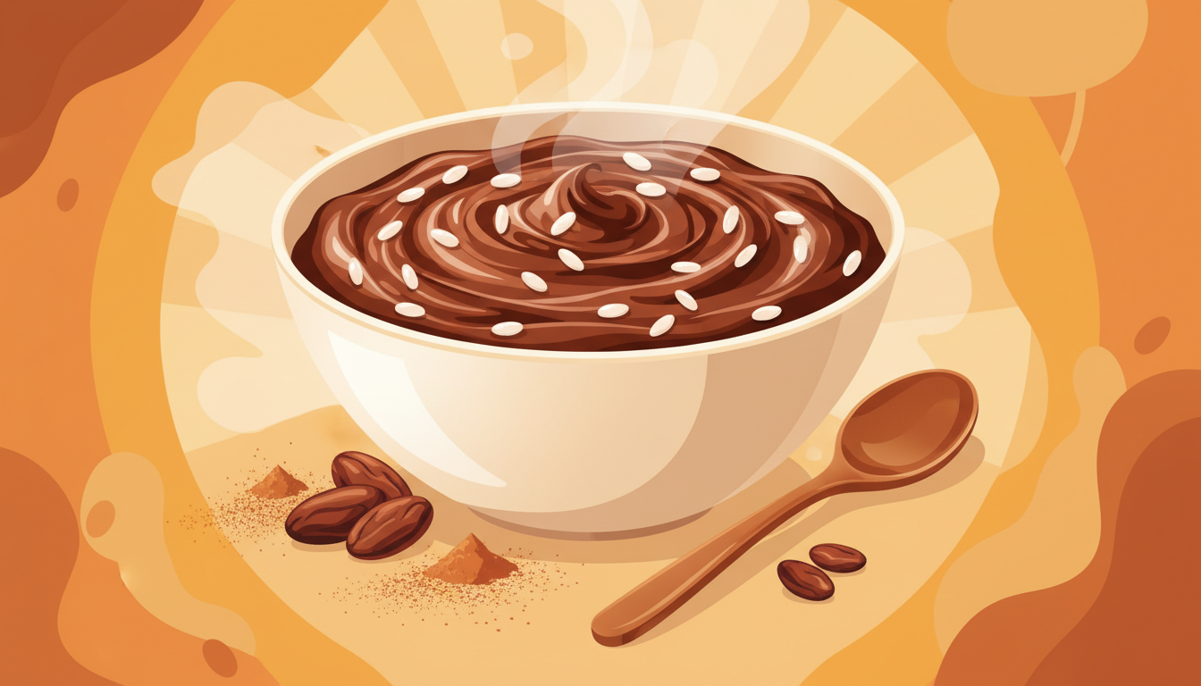 Recette Riz au Lait : Riz au lait au chocolat : un dessert gourmand pour la famille