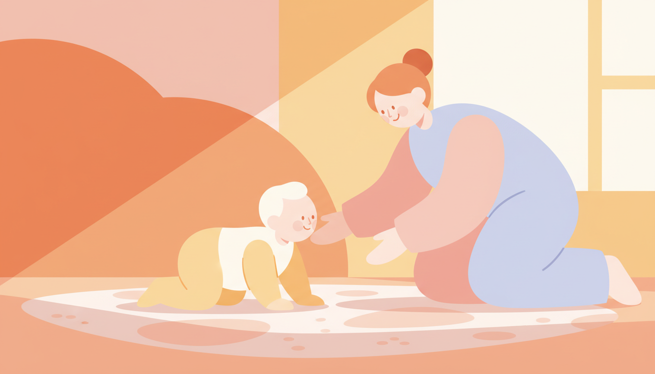 Vidéo Développement : Apprentissage de la motricité globale chez le bébé de 7-9 mois