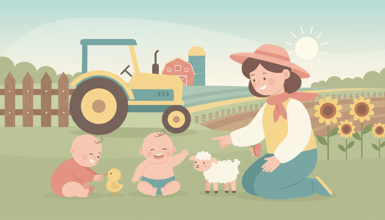 découvrez une activité ludique et sécurisée : la balade en tracteur spécialement conçue pour les bébés de 0 à 12 mois. une expérience sensorielle adaptée pour éveiller les tout-petits.