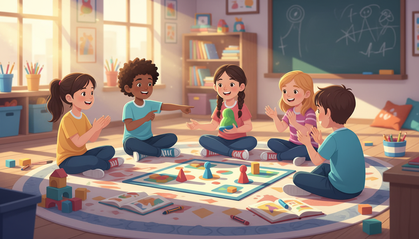 découvrez un jeu ludique conçu pour aider les enfants à développer leurs habiletés sociales, favorisant confiance, communication et coopération dès le plus jeune âge.