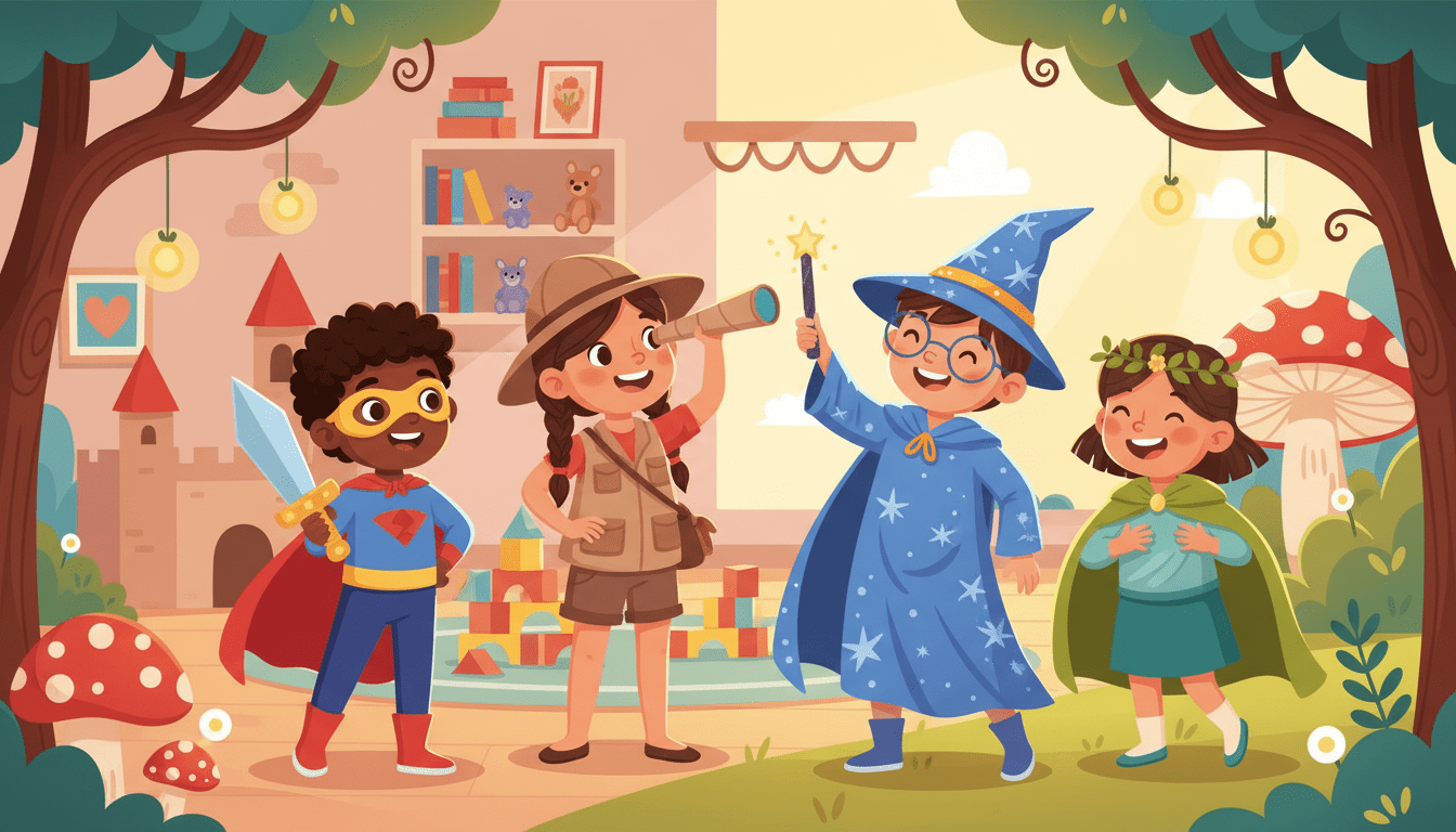 Jeux de Rôle : Les bienfaits des jeux de rôle pour les enfants de 5 à 8 ans