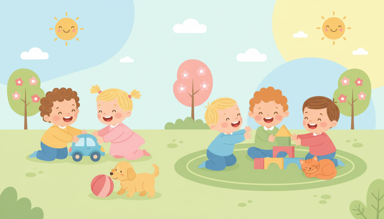 Se Faire des Amis : Apprendre à se faire des amis pour les enfants de 1 à 3 ans