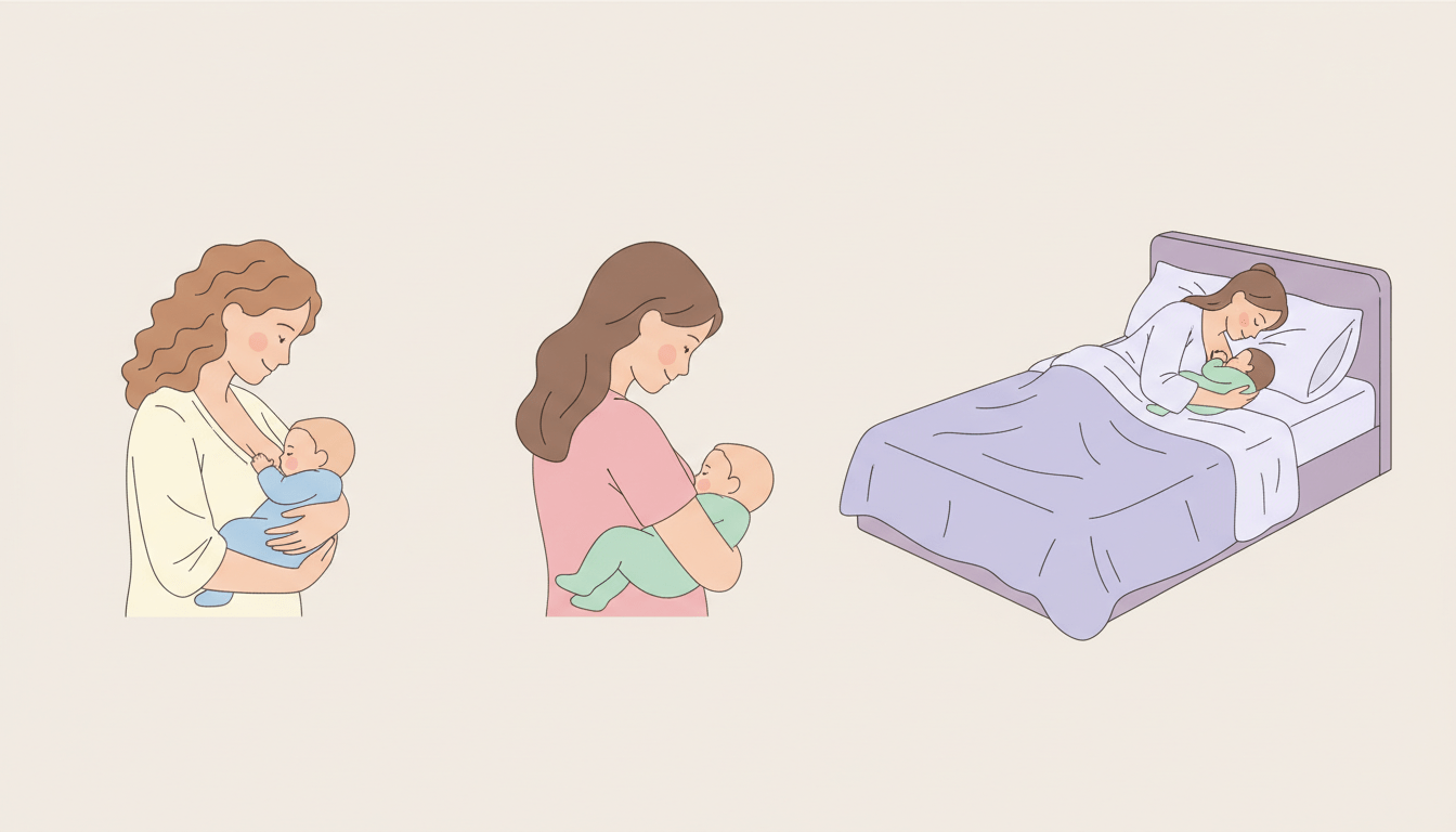 Allaitement Positions : Guide d’allaitement : les positions pour bébé