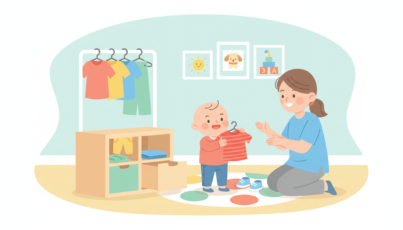 découvrez des conseils pratiques pour aider votre enfant de 1 à 3 ans à apprendre à s'habiller en toute autonomie et avec plaisir.