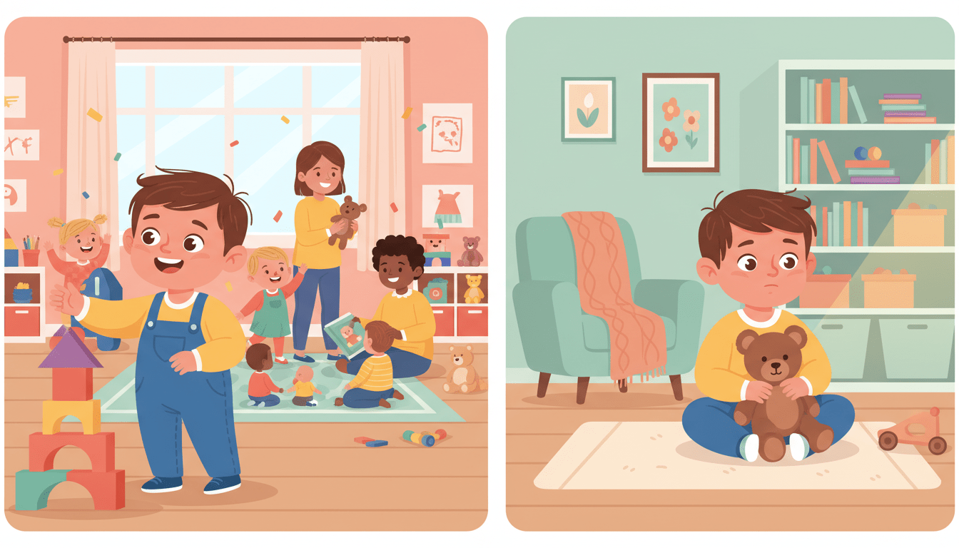 découvrez pourquoi votre enfant de 1 à 3 ans peut adopter un comportement différent à la maison et à la garderie, et comment mieux comprendre ses besoins pour l'accompagner au mieux.