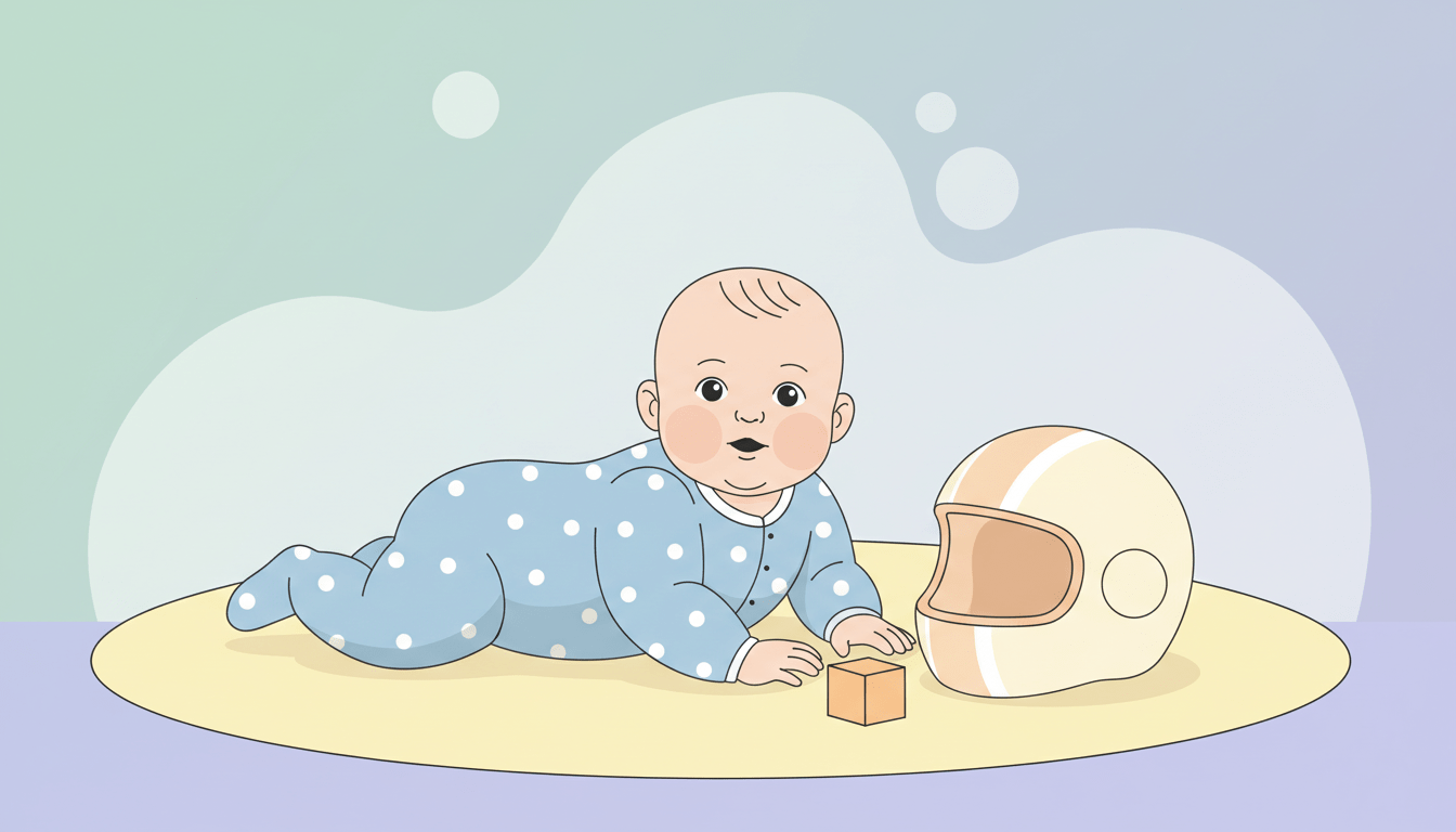 découvrez les causes et solutions de la tête plate chez le bébé, y compris l'utilisation du casque pour traiter la plagiocephalie et assurer un développement crânien optimal.