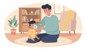 asthme chez l'enfant : découvrez l'utilisation des pompes et inhalateurs adaptés pour soulager les symptômes et gérer l'asthme efficacement.