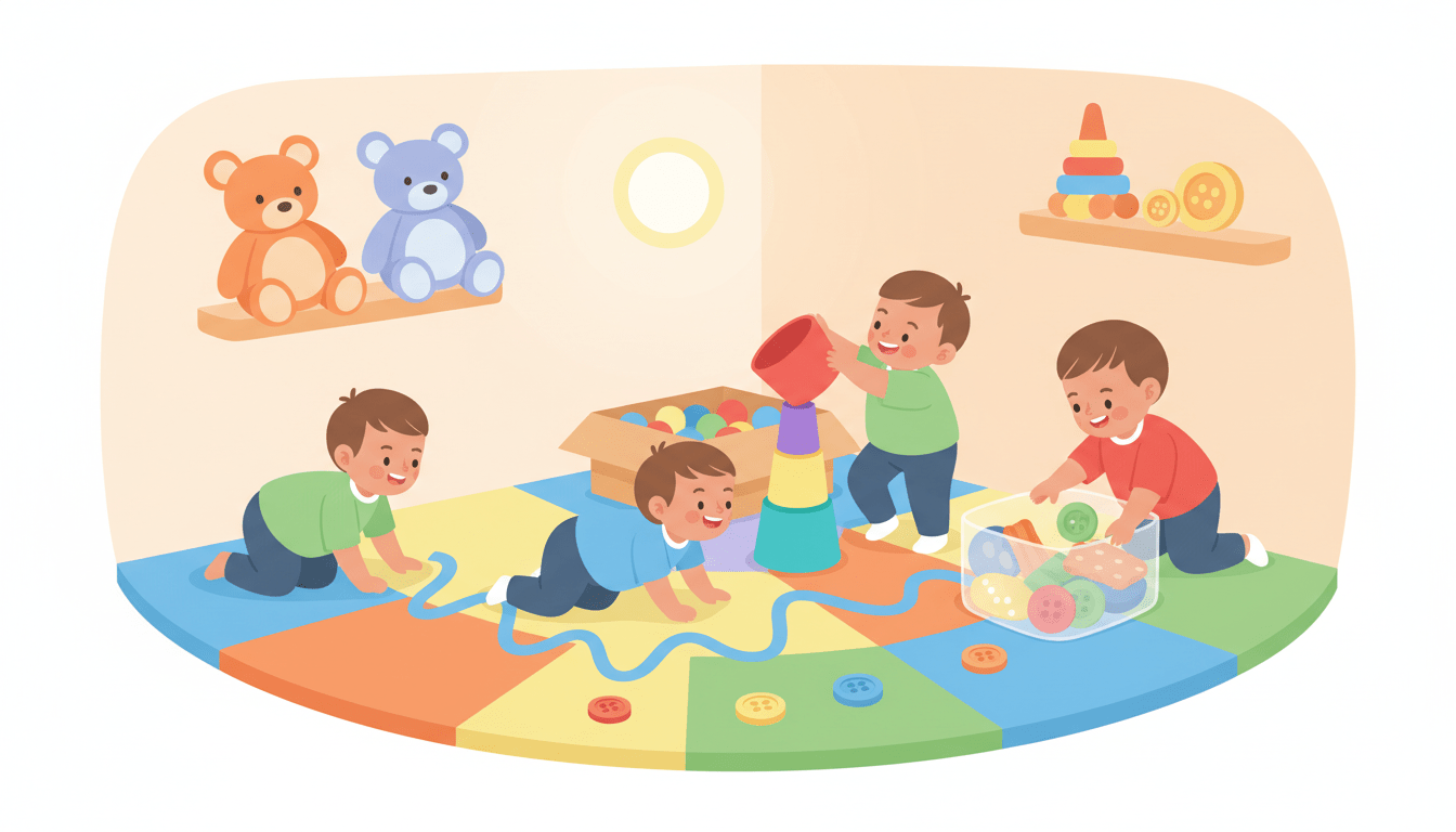 Jeux Petits Espaces : Jeux amusants pour les enfants de 1 à 3 ans dans de petits espaces