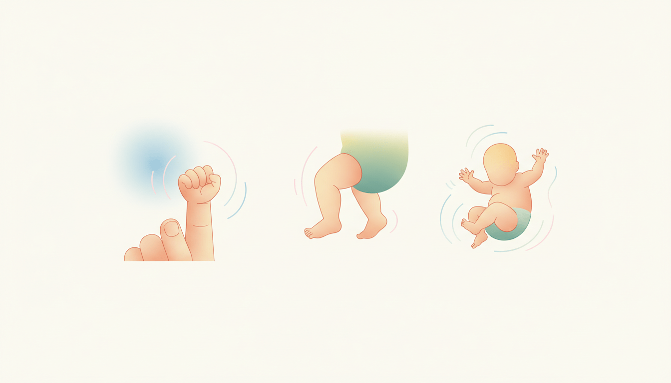 Réflexes Nouveau-Né : Comprendre les réflexes du nouveau-né de 0 à 12 mois