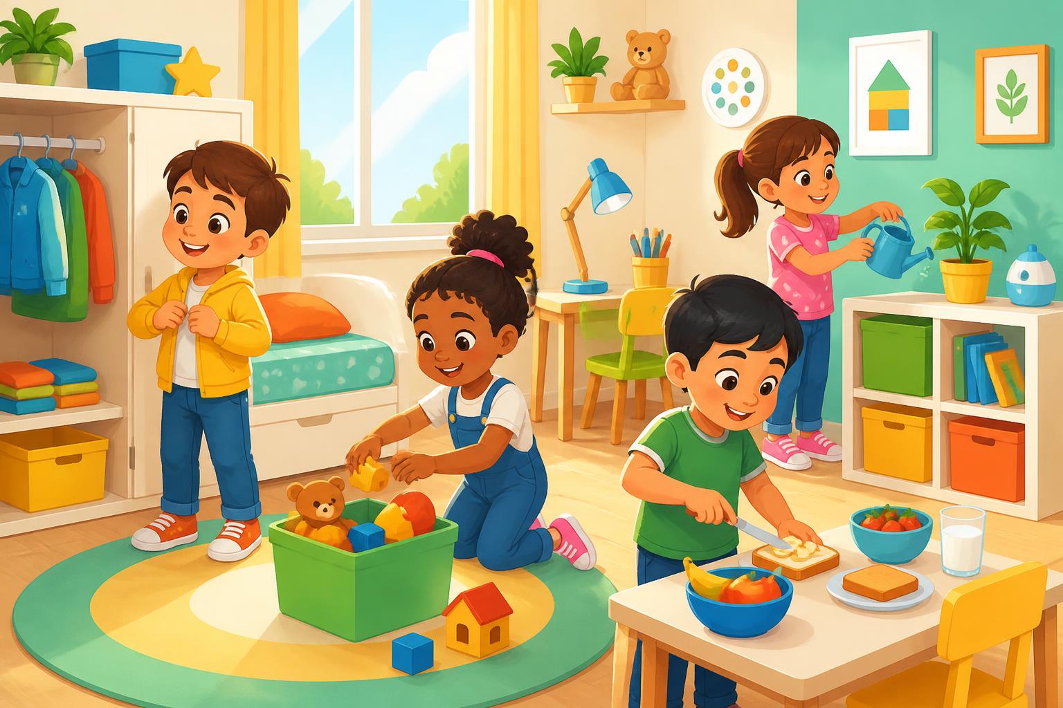 Autonomie Enfants : Développer l’autonomie chez les enfants de 5 à 8 ans