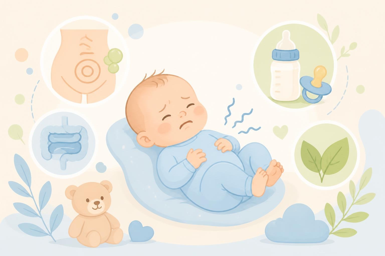 Colique Bébé : Mal de ventre et colique chez le bébé : causes et solutions