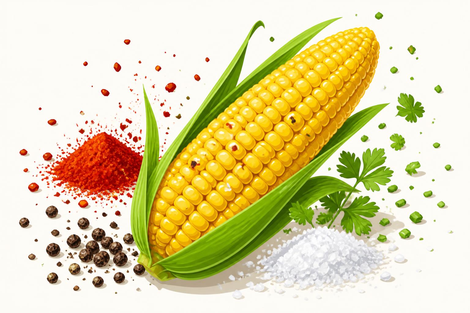 Maïs Assaisonnements : Recette : maïs avec assaisonnements variés