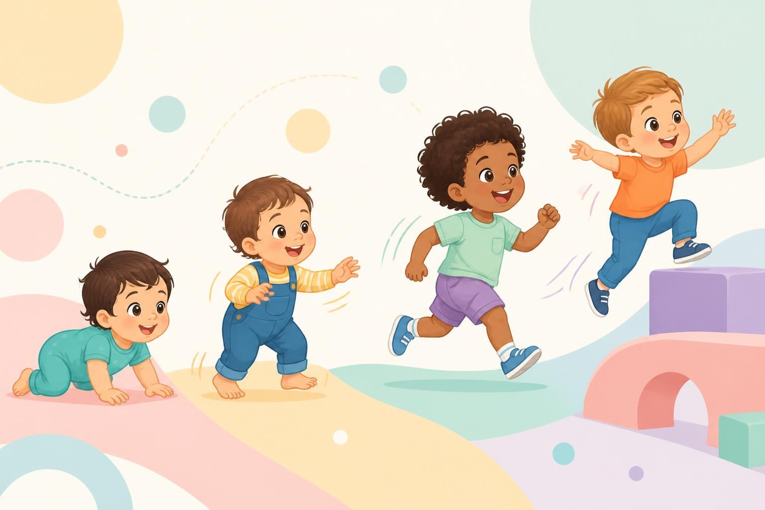 Motricité Développement : Les étapes du développement de la motricité chez l’enfant de 1 à 3 ans