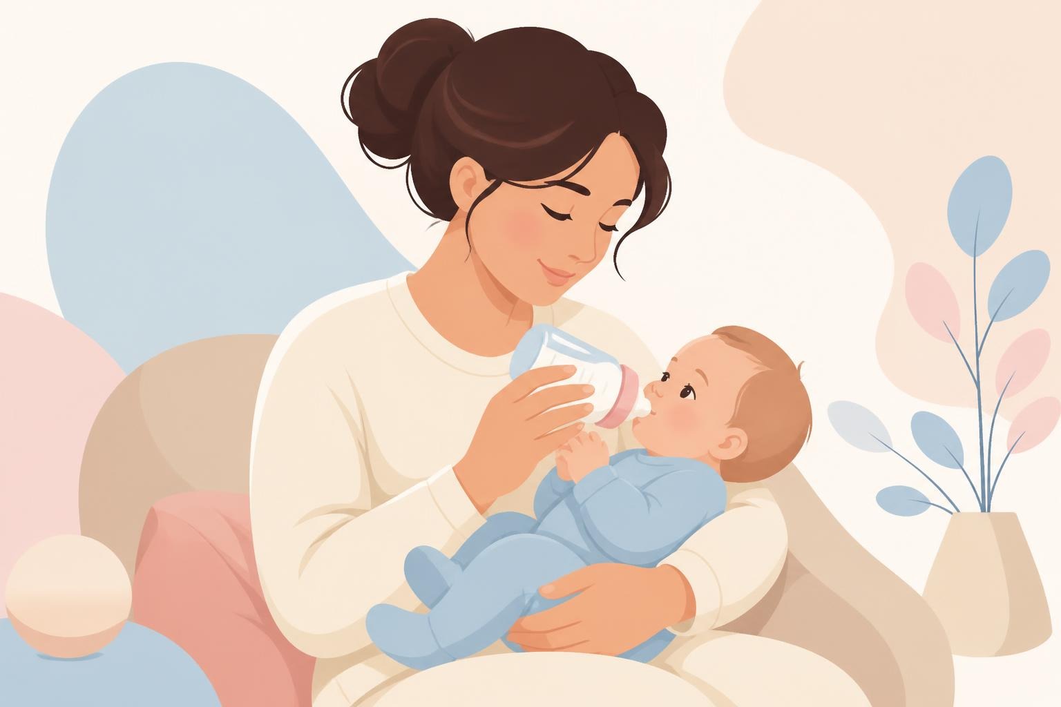 Nourrir Biberon Bébé : Guide pour nourrir bébé au biberon (0-12 mois)