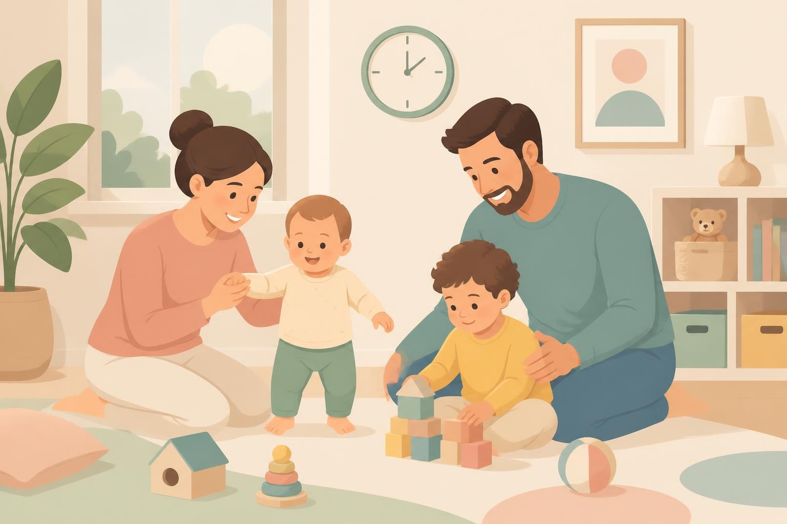 Règles Familiales : L’importance des règles familiales pour les enfants de 1 à 3 ans
