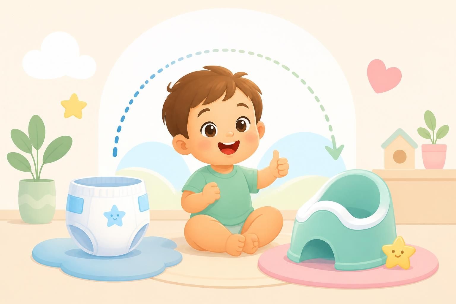 Apprentissage Propreté : Guide d’apprentissage de la propreté : couche et petit pot (1-3 ans)