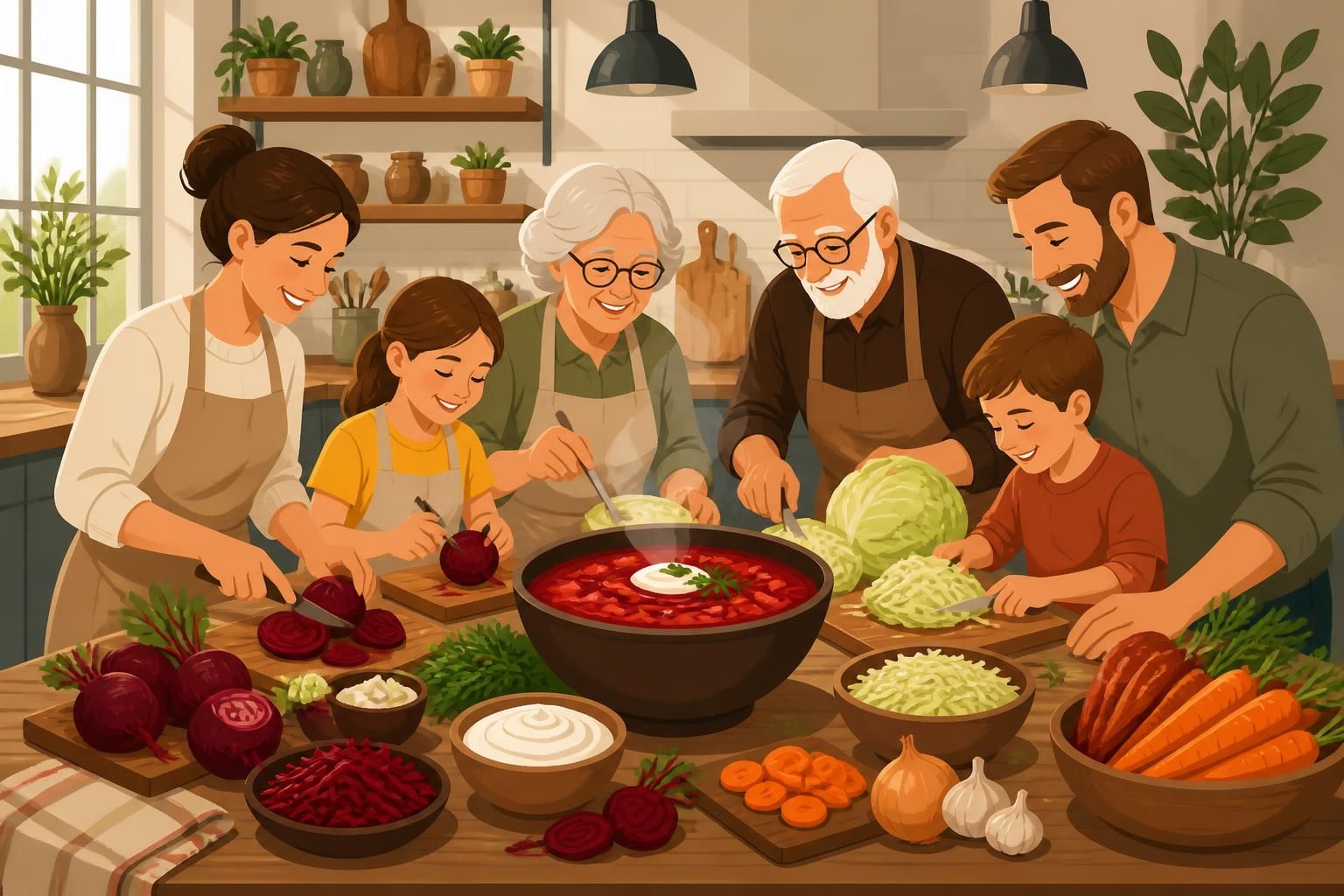 Bortsch Famille : Recette : bortsch, un plat familial Naitre et Grandir