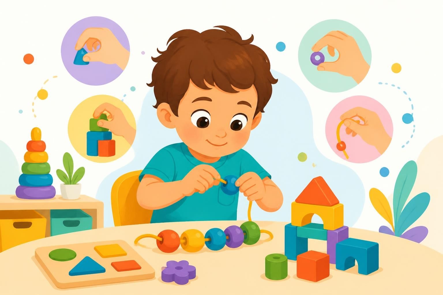 Motricité Fine : Le développement de la motricité fine chez l’enfant de 4 à 5 ans
