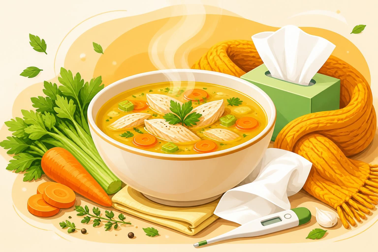 Soupe Poulet Rhume : Mythe ou réalité : la soupe au poulet pour soigner un rhume