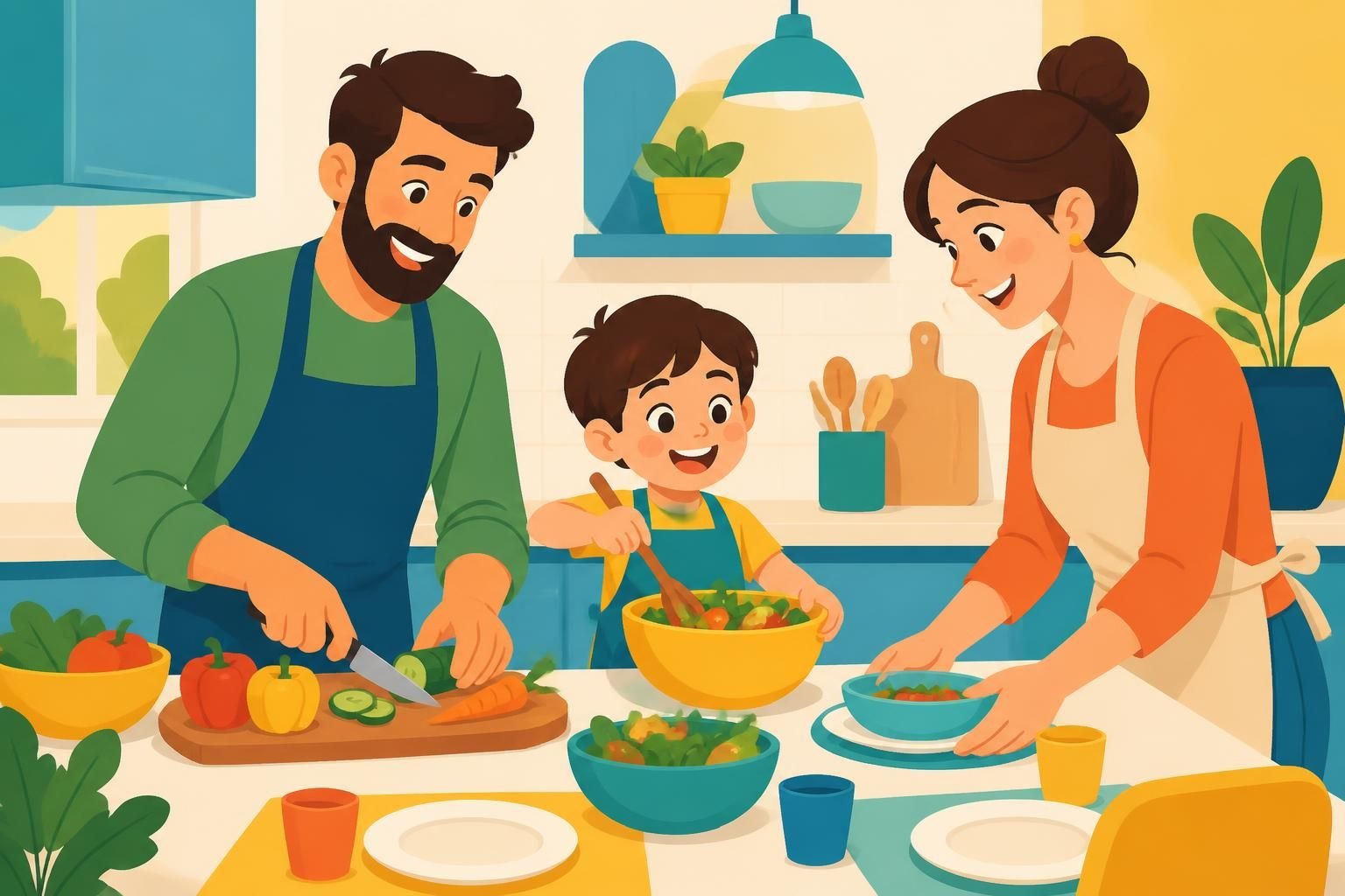 Partage Alimentation Repas : Partage des responsabilités dans l’alimentation et les repas (3-5 ans)